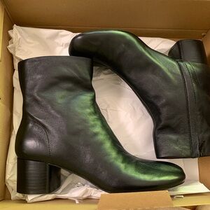 Zara Leather Booties